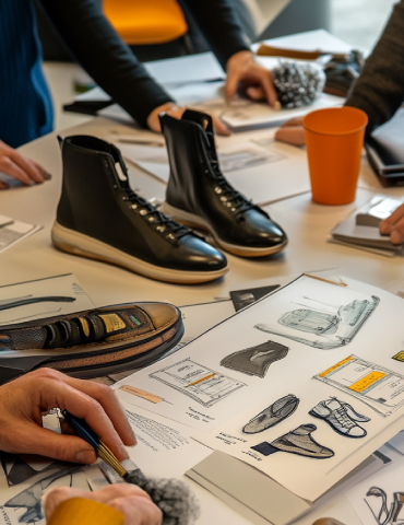 Software de gestión para distribución de moda y calzado: cómo dominar la matriz de tallas, colores y la omnicanalidad 1 Operario en almacen logistico de calzado gestionando pedidos B2B y preparacion de pedidos multicanal conectado a Prana Software
